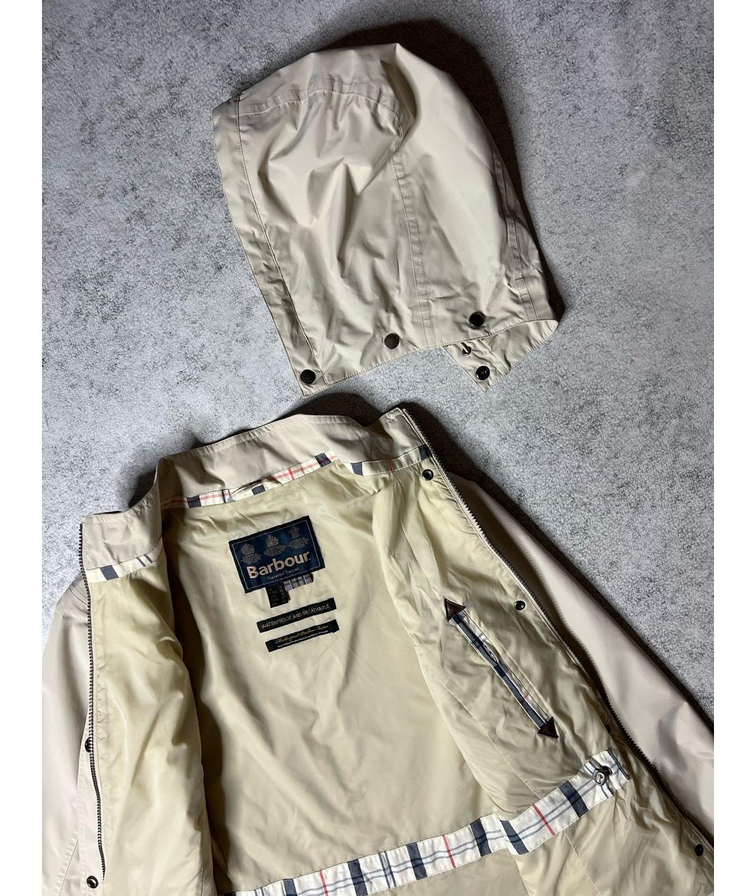 BARBOUR Серая полиэстеровая куртка, фото 7