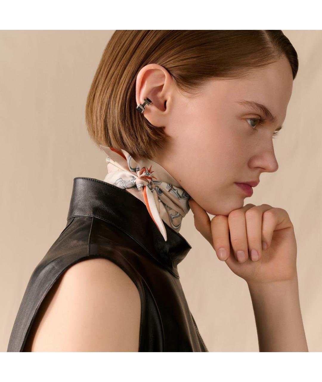 HERMES Мульти шелковый платок, фото 3