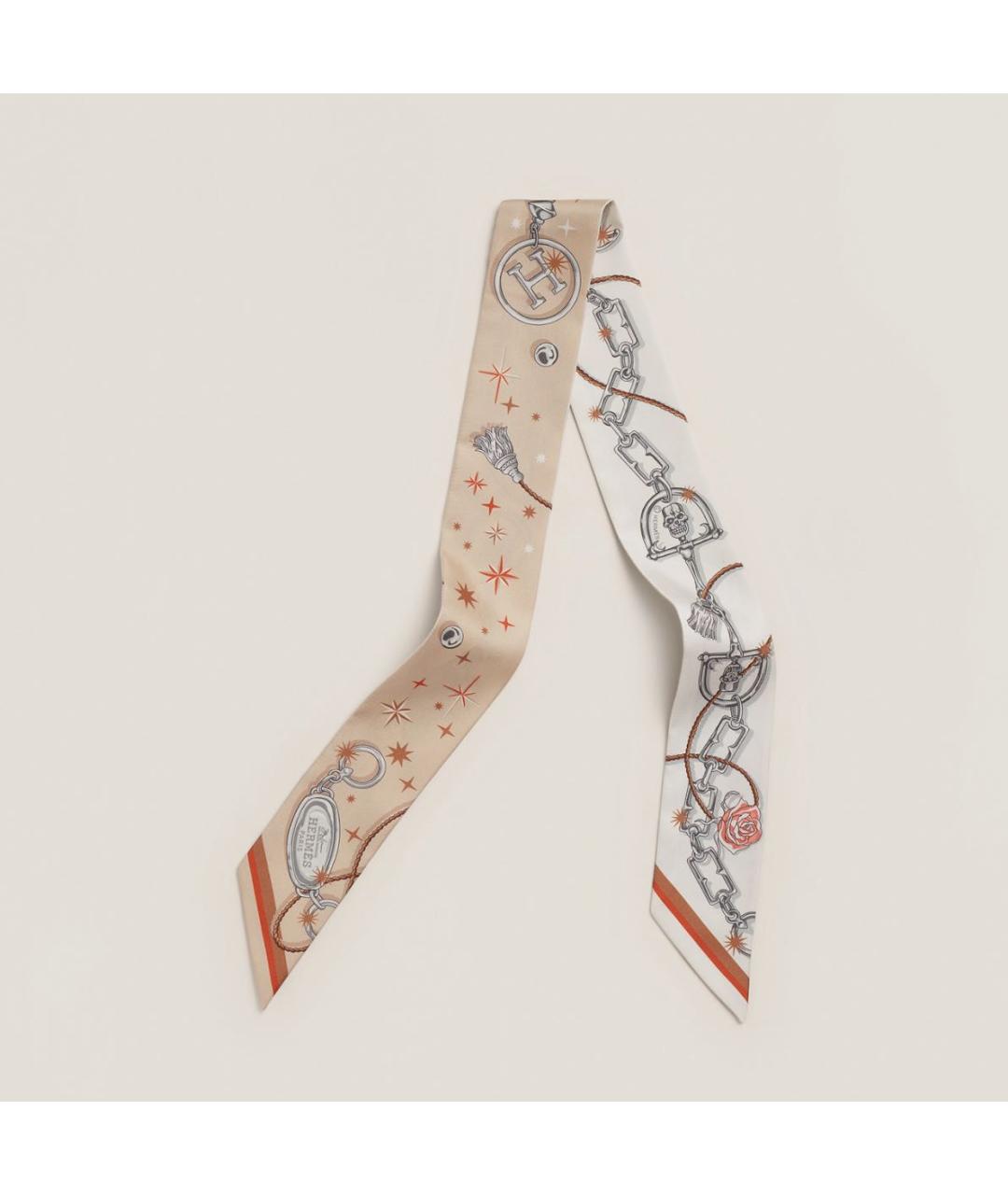 HERMES Мульти шелковый платок, фото 4