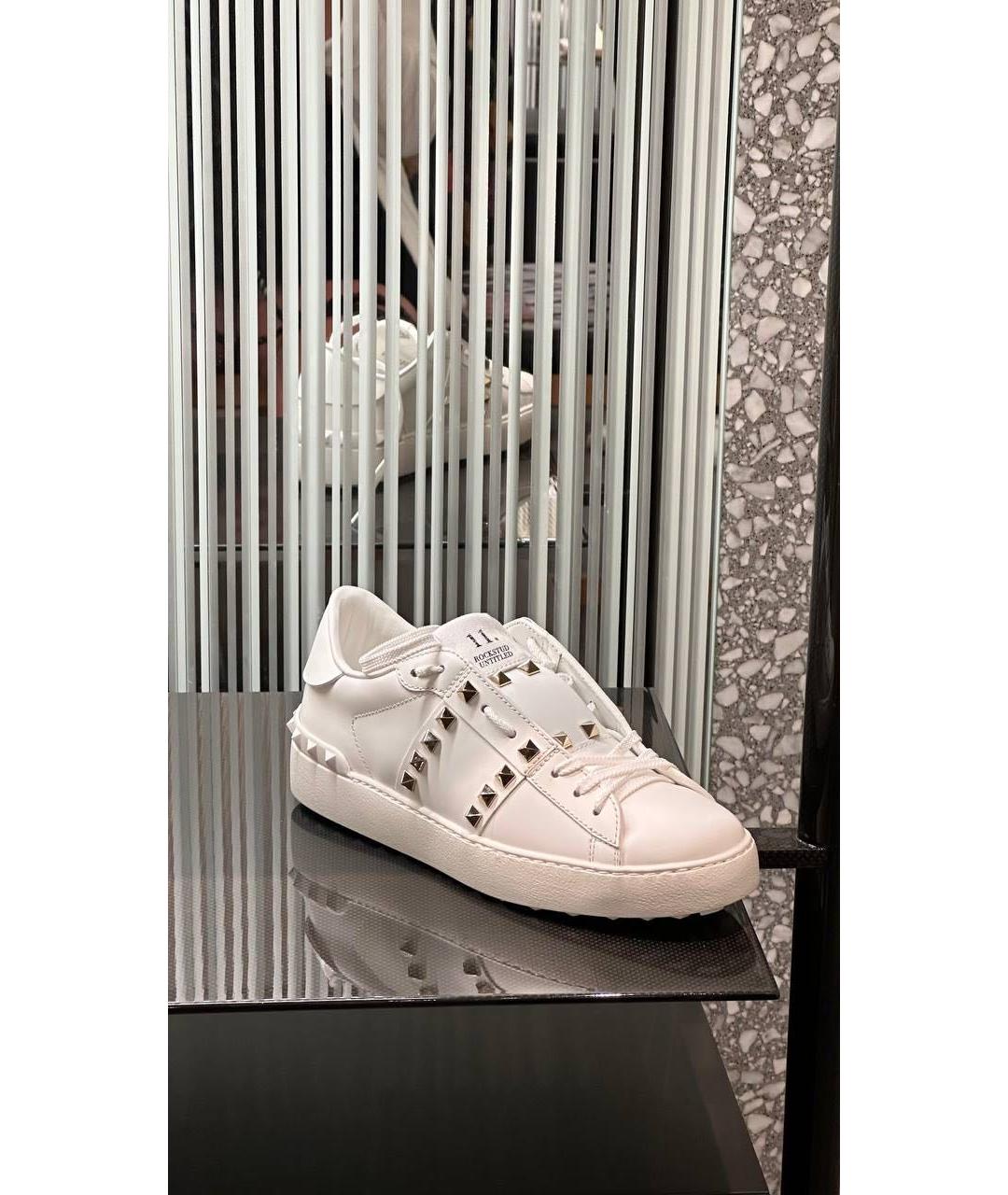 VALENTINO Белые кожаные кеды, фото 7