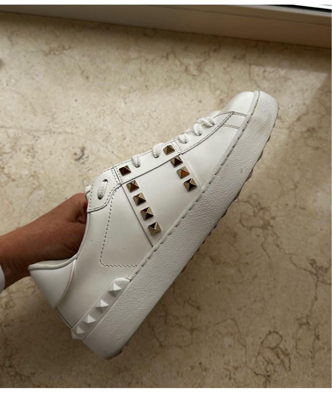 VALENTINO Белые кожаные кеды, фото 5