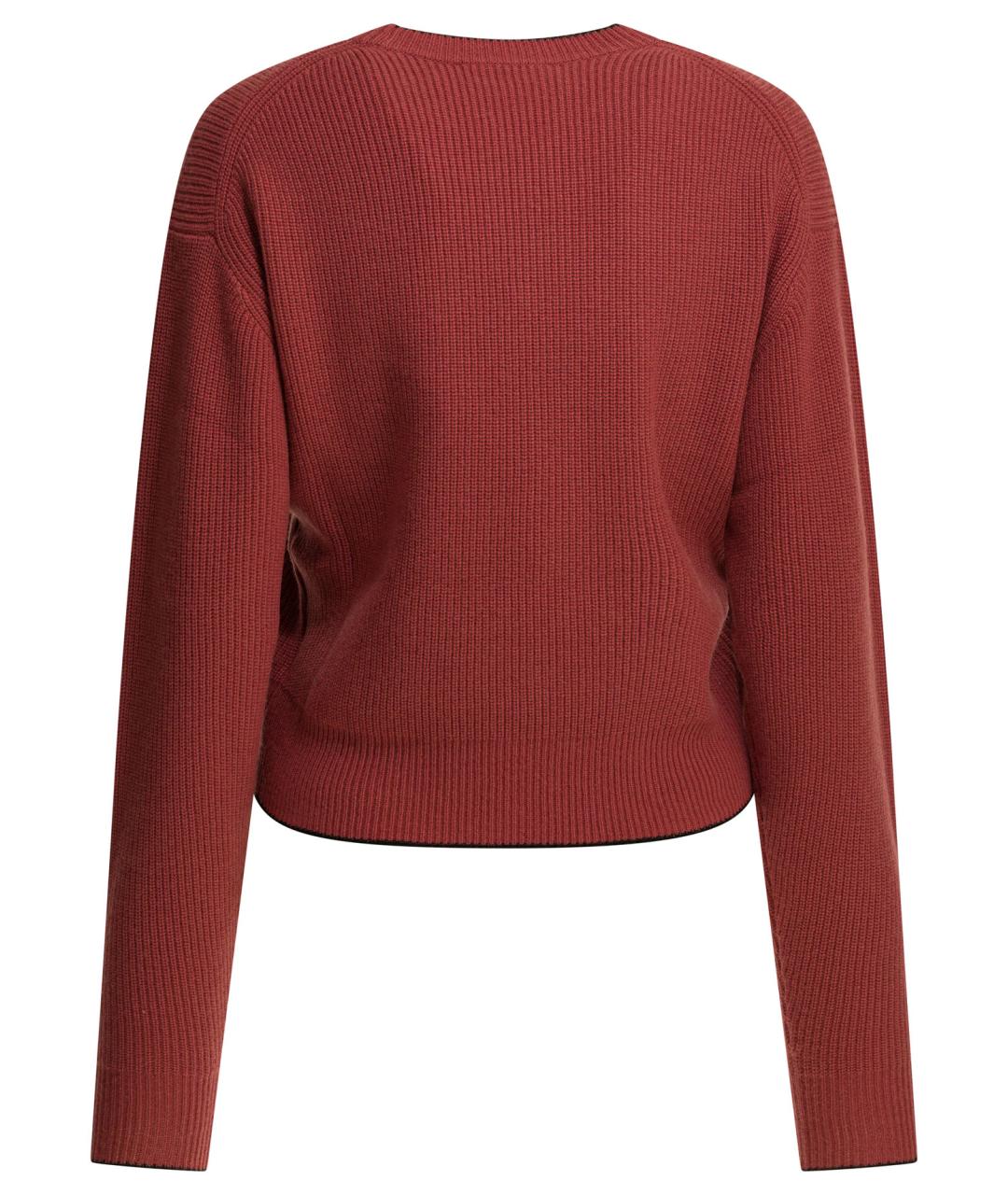 CHLOE Красный шерстяной джемпер / свитер, фото 2