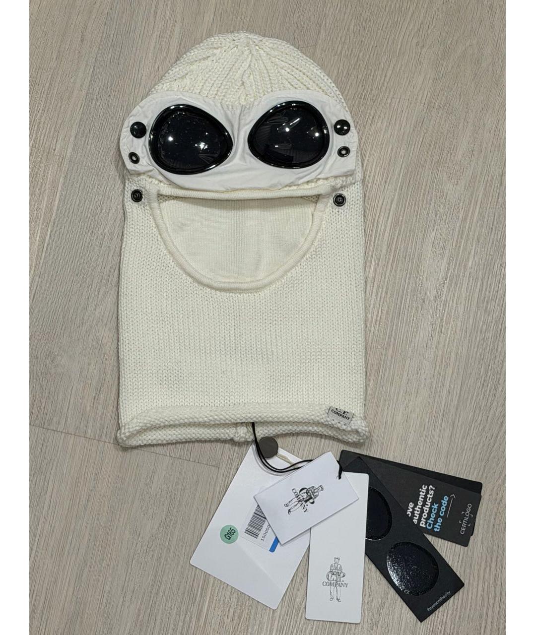 CP COMPANY Белая шерстяная шапка, фото 2