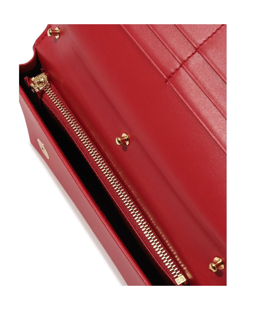 DOLCE&GABBANA Красный кошелек, фото 4