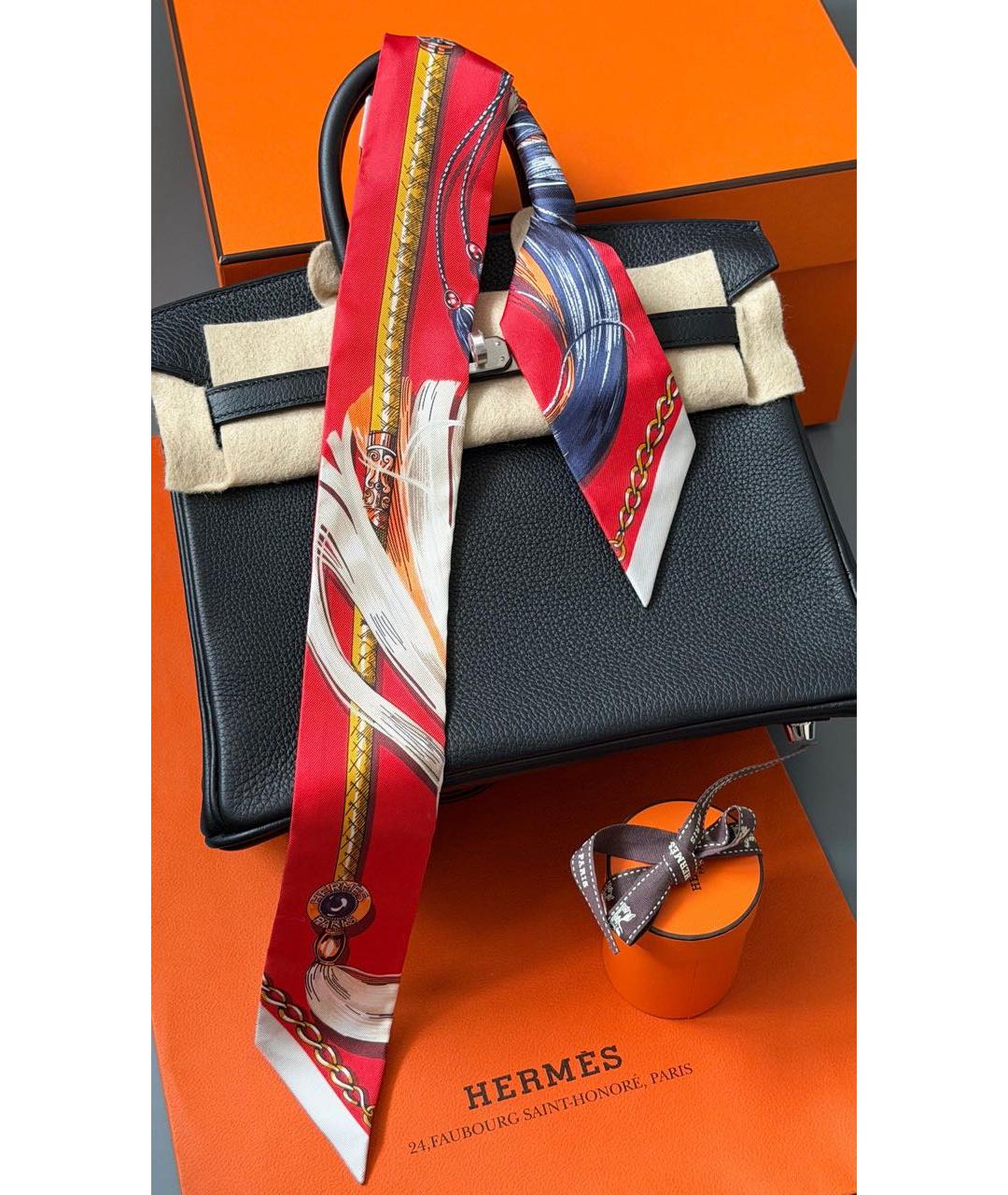 HERMES Мульти шелковый платок, фото 2