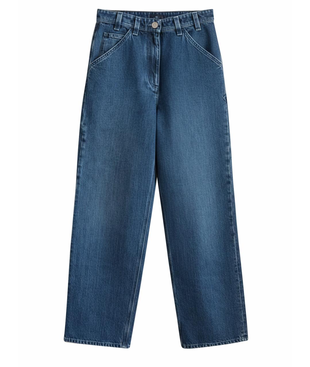 CHANEL Синие прямые джинсы, фото 1