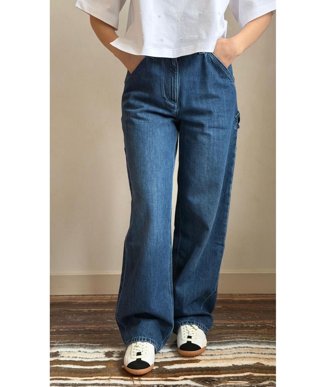 CHANEL Синие прямые джинсы, фото 2