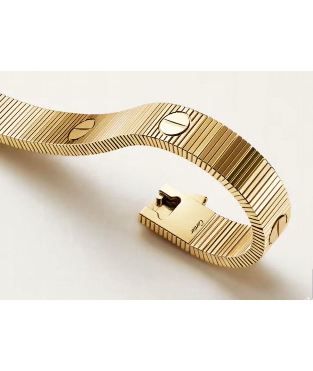 CARTIER Желтый браслет из желтого золота, фото 2