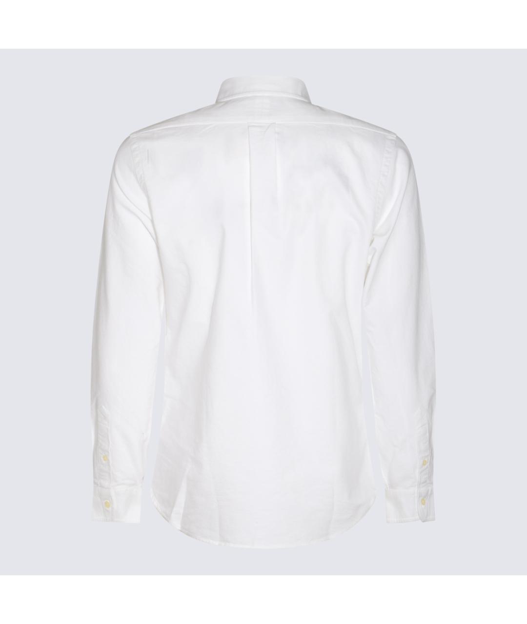 POLO RALPH LAUREN Белая хлопковая кэжуал рубашка, фото 2