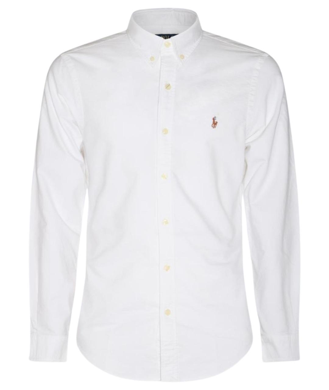 POLO RALPH LAUREN Белая хлопковая кэжуал рубашка, фото 1