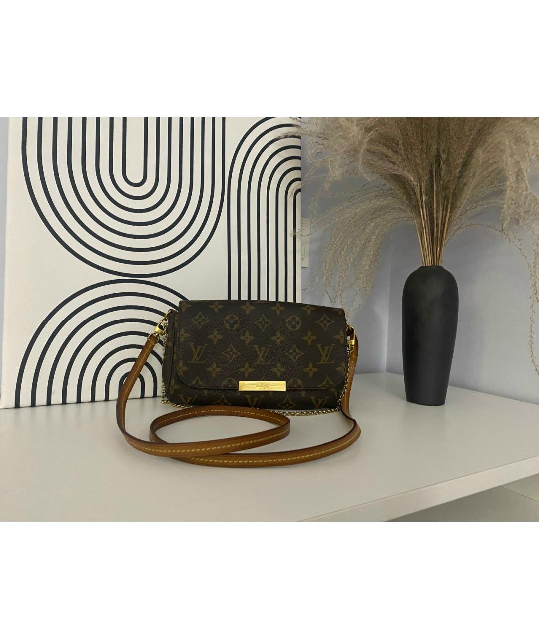 LOUIS VUITTON Коричневая сумка через плечо, фото 2