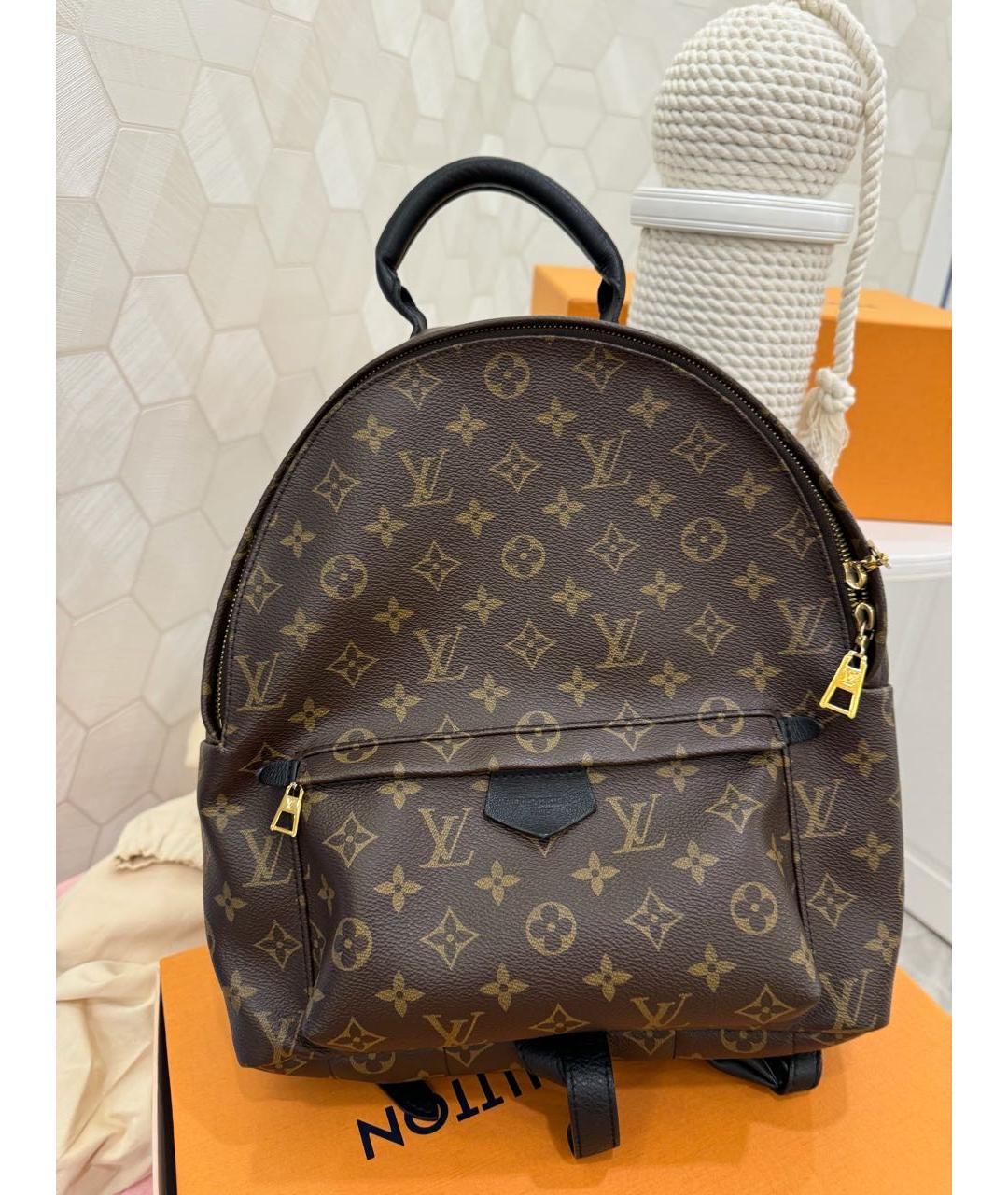 LOUIS VUITTON Коричневый рюкзак, фото 9