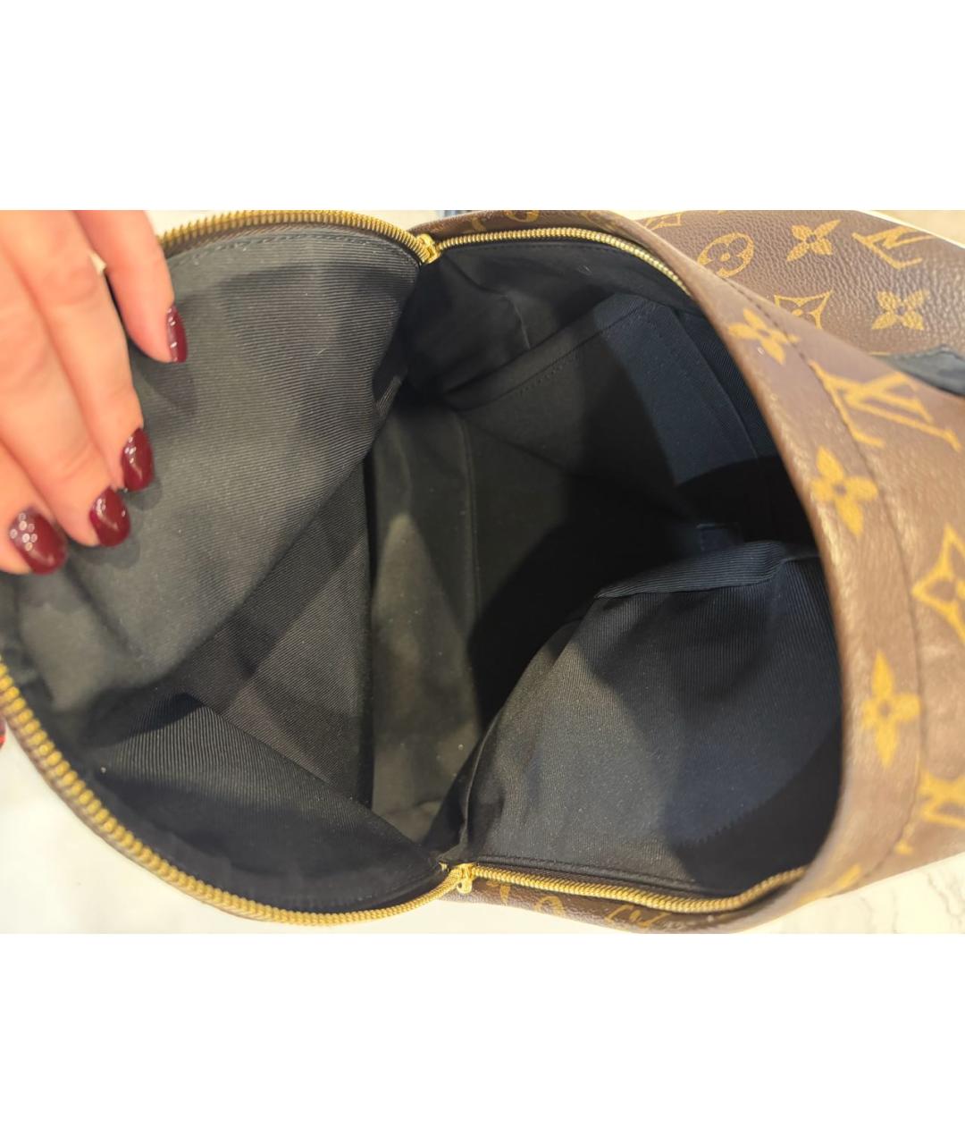 LOUIS VUITTON Коричневый рюкзак, фото 5