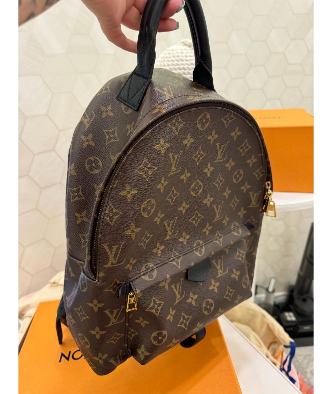 LOUIS VUITTON Коричневый рюкзак, фото 2