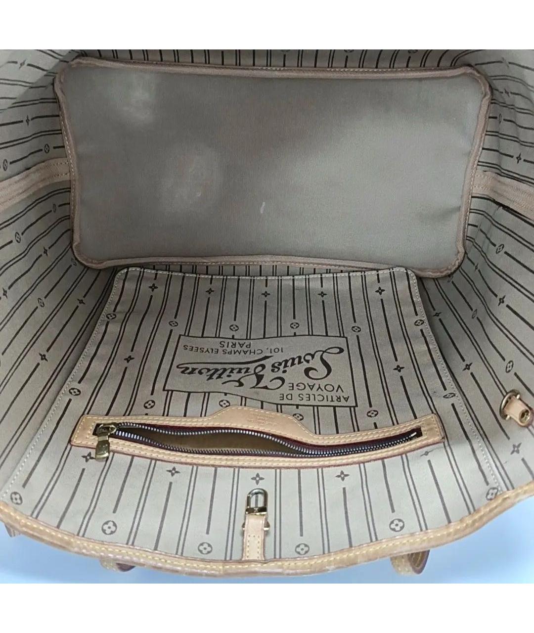 LOUIS VUITTON Коричневая сумка тоут, фото 4