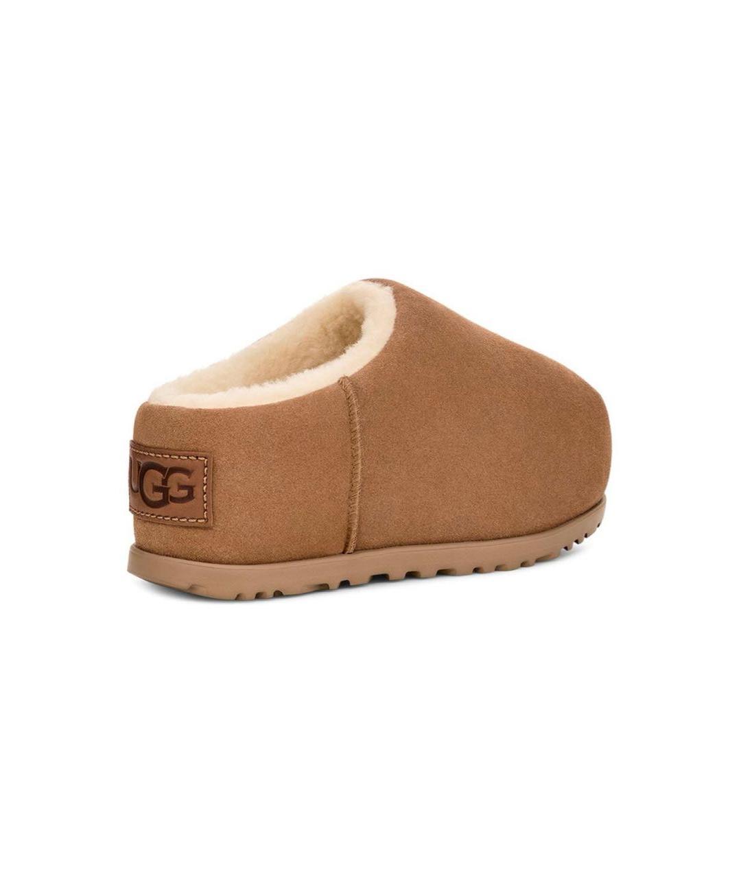 UGG AUSTRALIA Коричневые замшевые ботинки, фото 4