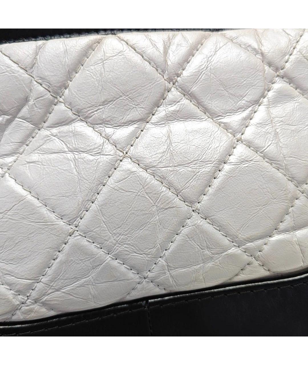 CHANEL Белая кожаная сумка через плечо, фото 6