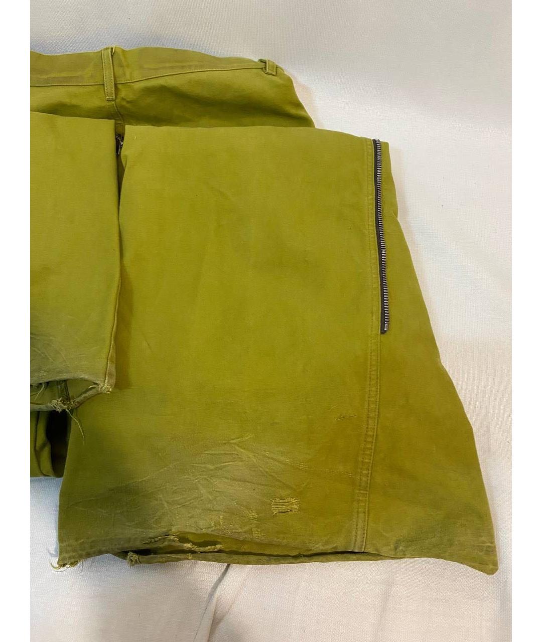 RICK OWENS Желтые хлопковые джинсы, фото 8