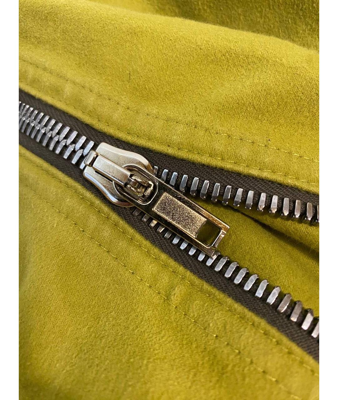 RICK OWENS Желтые хлопковые джинсы, фото 4