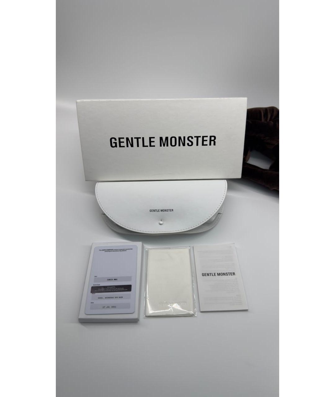 GENTLE MONSTER Оранжевое пластиковые солнцезащитные очки, фото 7