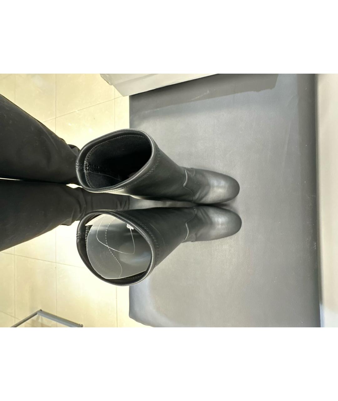 CASADEI Черные кожаные ботильоны, фото 3