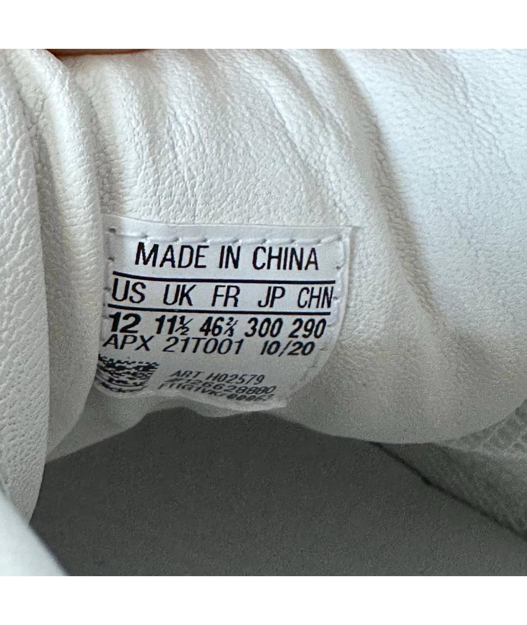 Y-3 Белые кожаные низкие кроссовки / кеды, фото 7