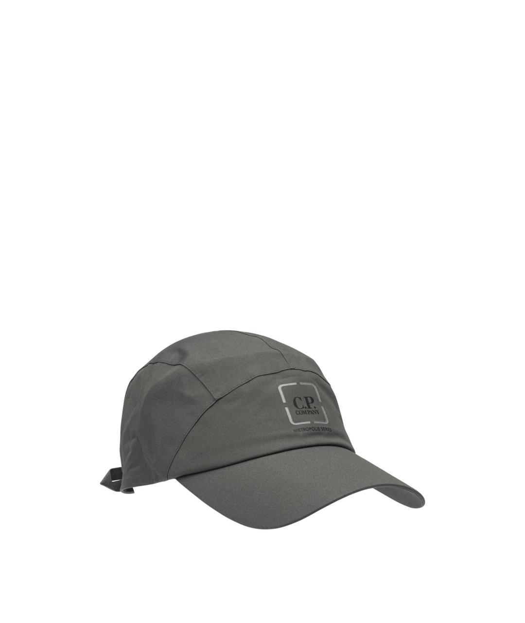 CP COMPANY Серая хлопковая кепка/бейсболка, фото 2