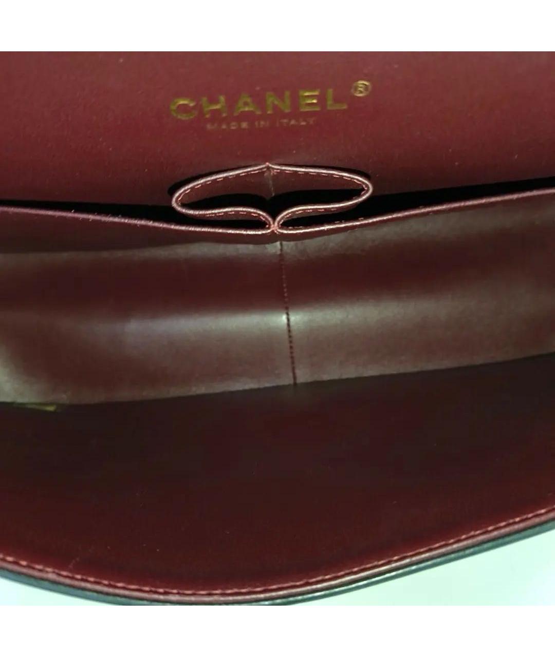 CHANEL Черная кожаная сумка через плечо, фото 6