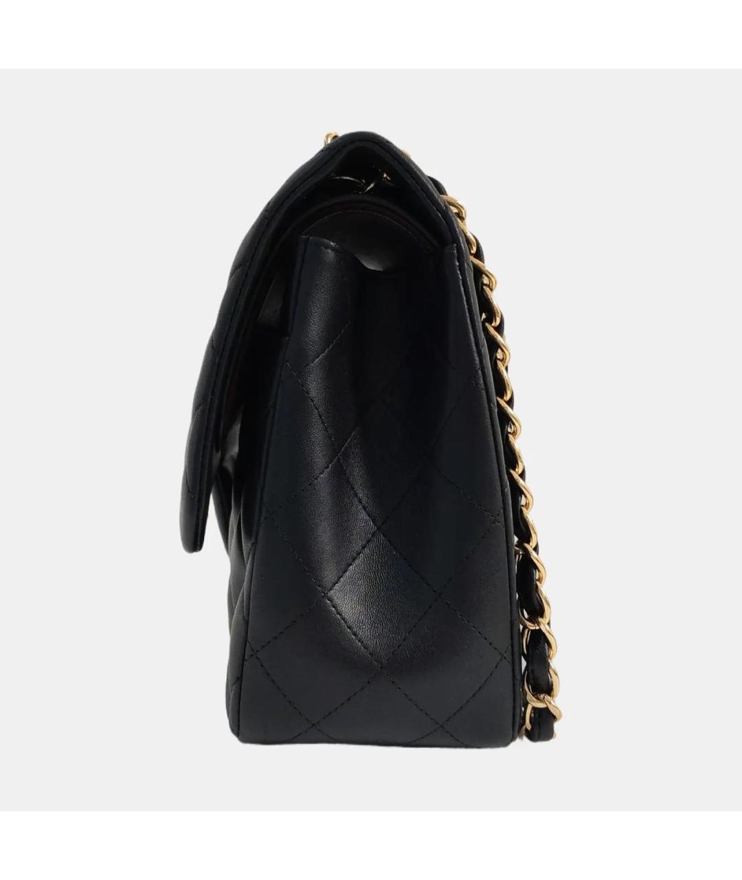 CHANEL Черная кожаная сумка через плечо, фото 2