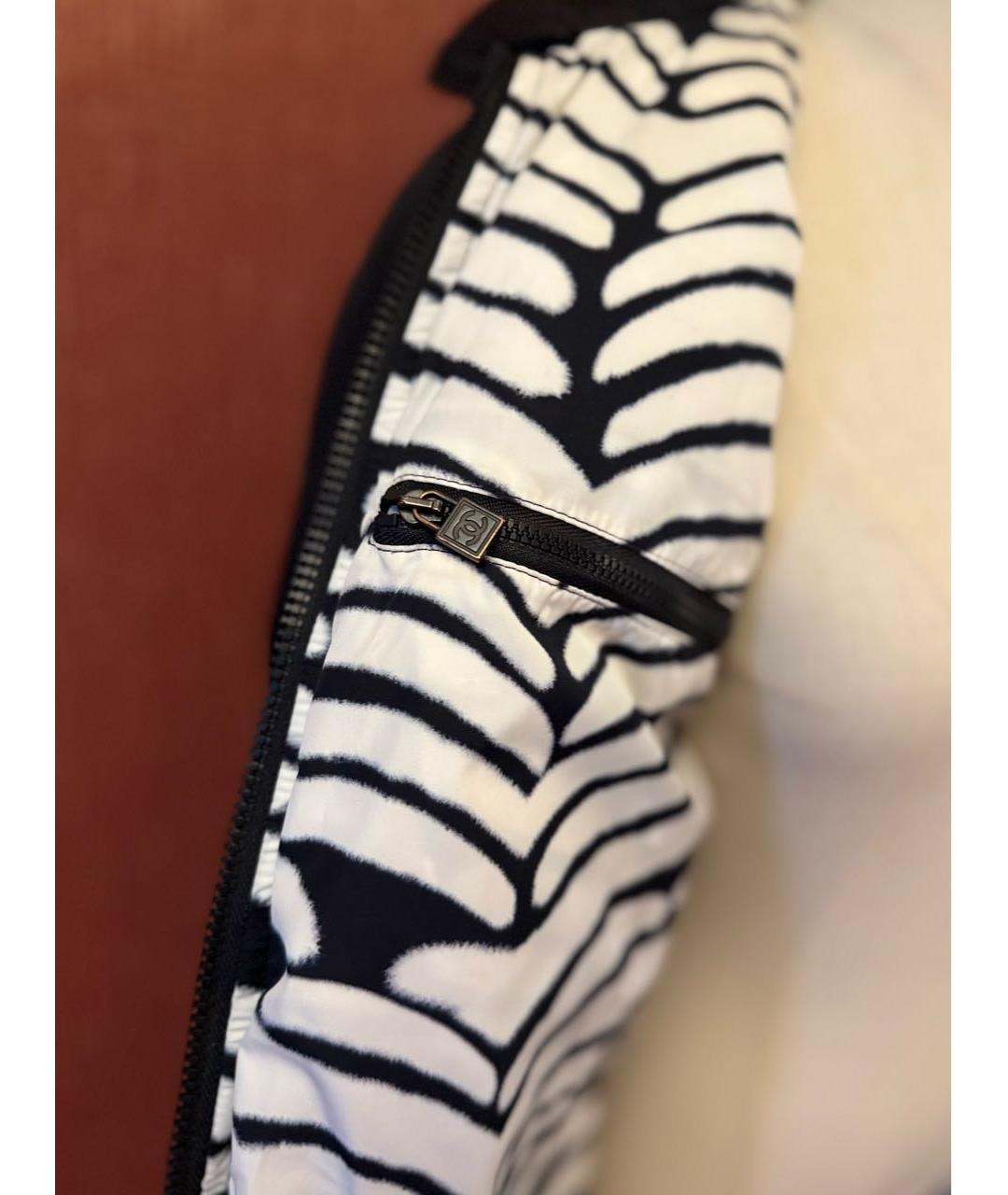 CHANEL Черный полиамидовый пуховик, фото 7