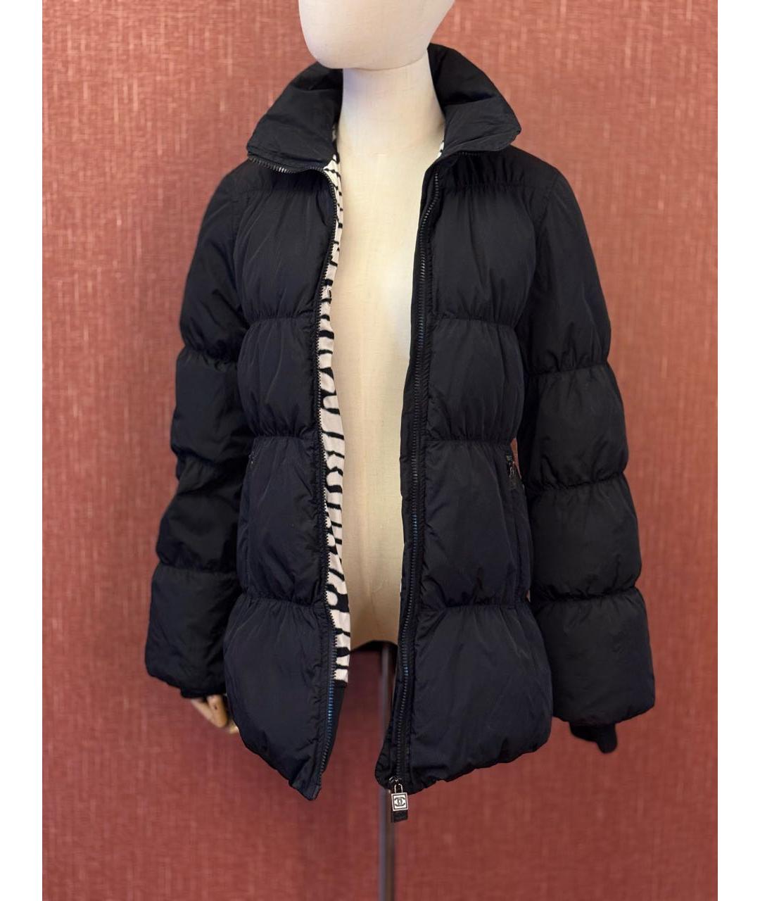 CHANEL Черный полиамидовый пуховик, фото 3