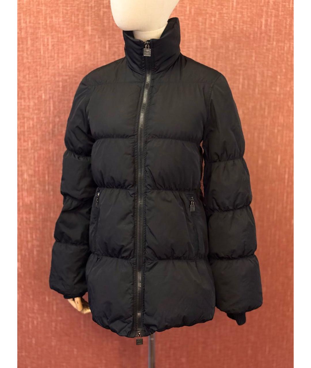 CHANEL Черный полиамидовый пуховик, фото 10