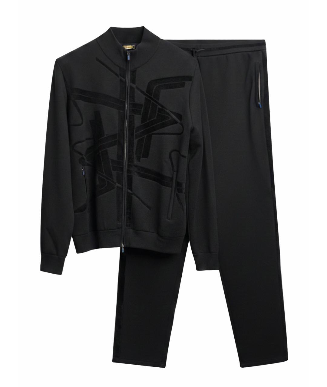 ZILLI Черный шерстяной спортивный костюм, фото 1