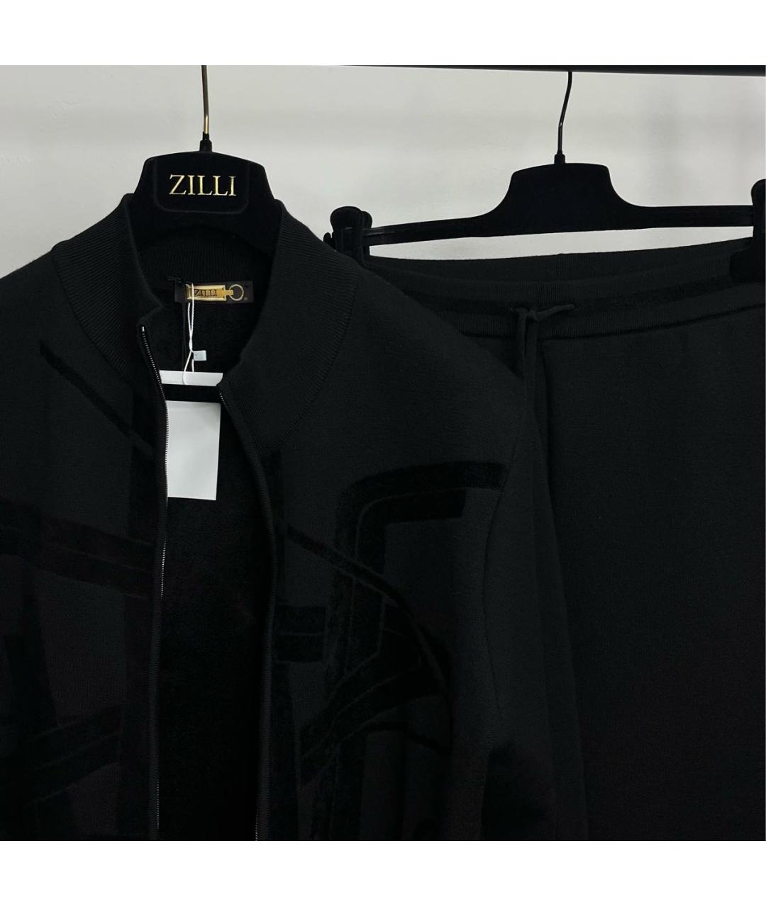 ZILLI Черный шерстяной спортивный костюм, фото 2