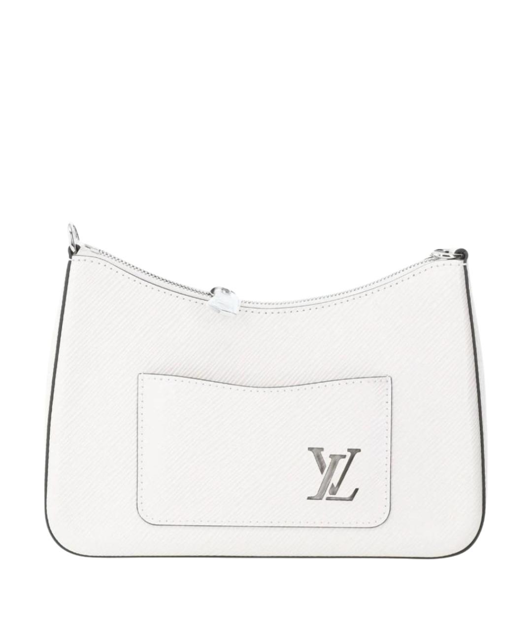 LOUIS VUITTON Белая кожаная сумка через плечо, фото 1