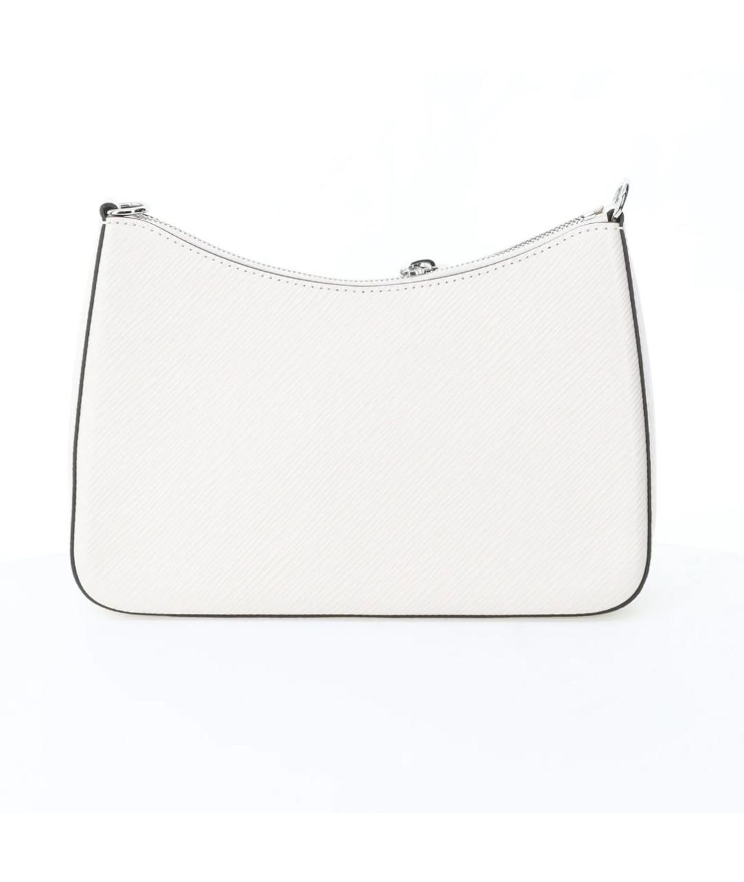 LOUIS VUITTON Белая кожаная сумка через плечо, фото 3