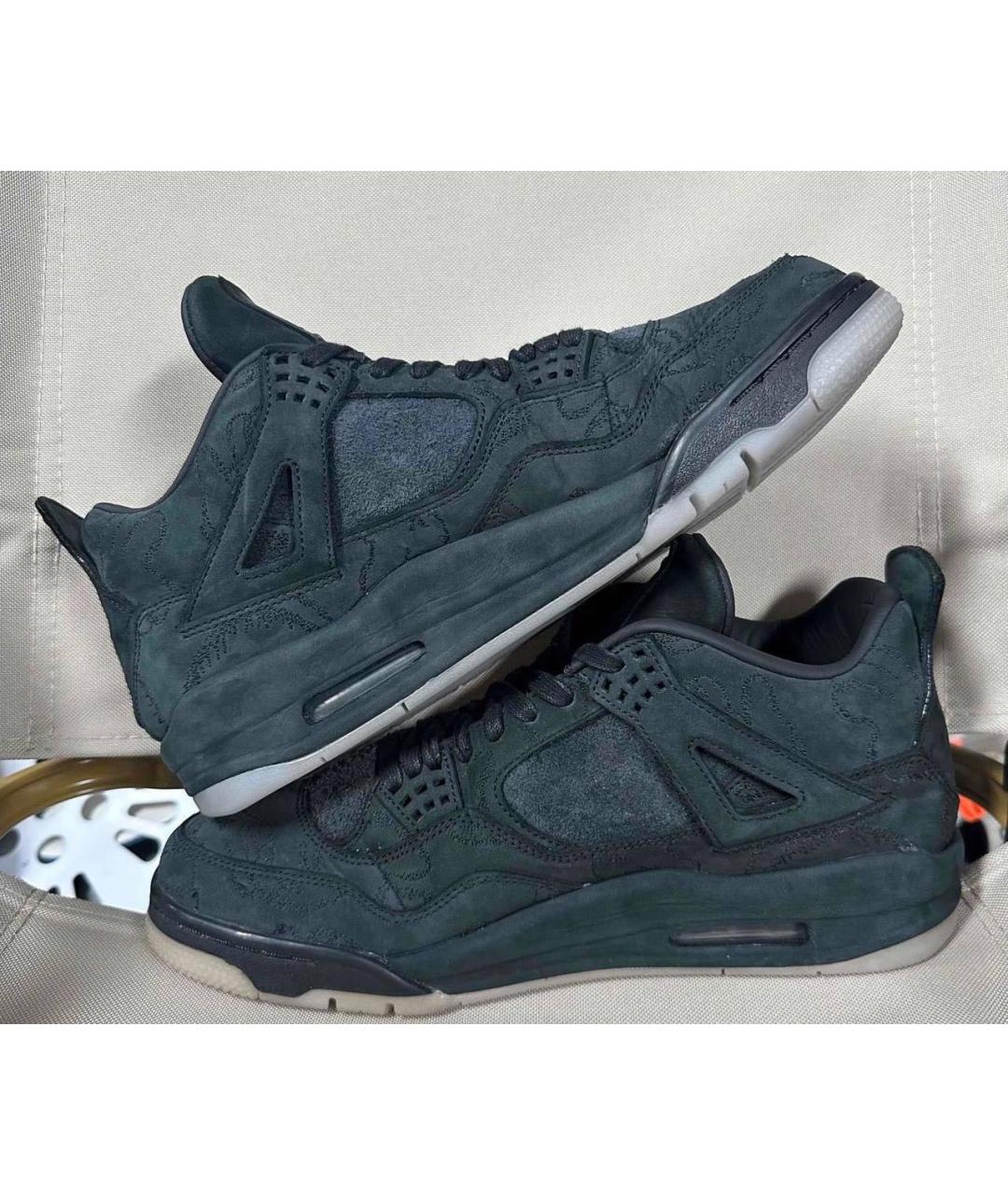 JORDAN Черные высокие кроссовки / кеды, фото 9