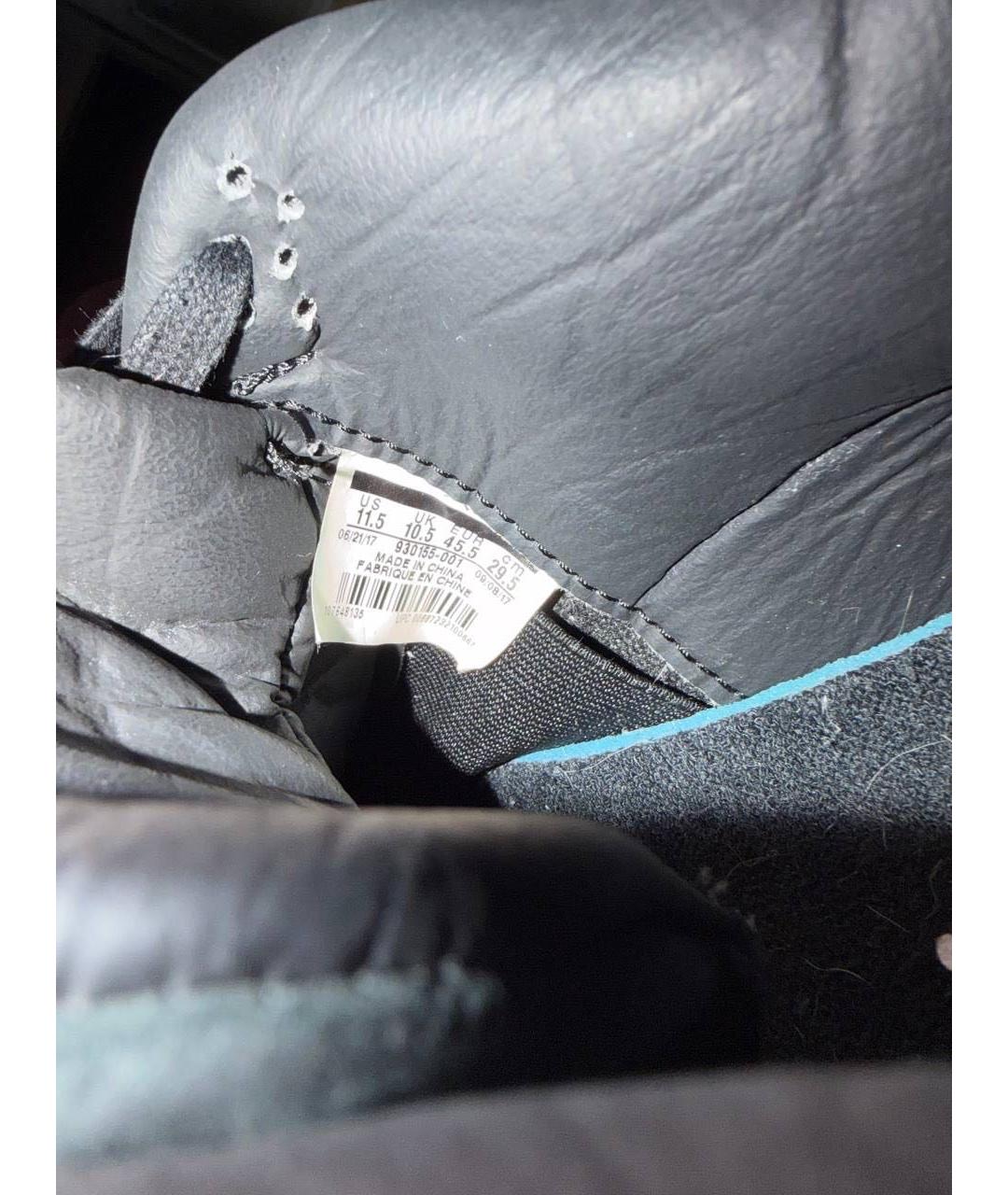 JORDAN Черные высокие кроссовки / кеды, фото 8