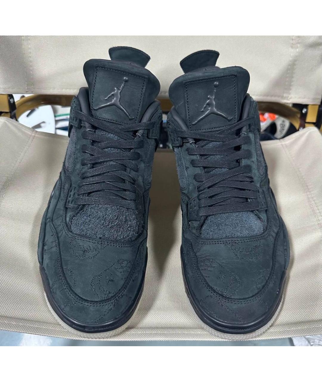 JORDAN Черные высокие кроссовки / кеды, фото 2