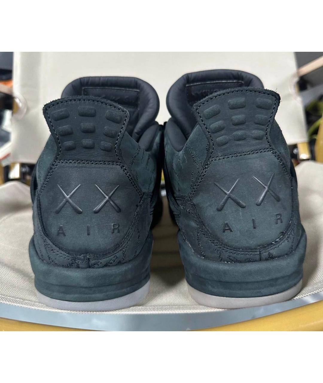 JORDAN Черные высокие кроссовки / кеды, фото 4