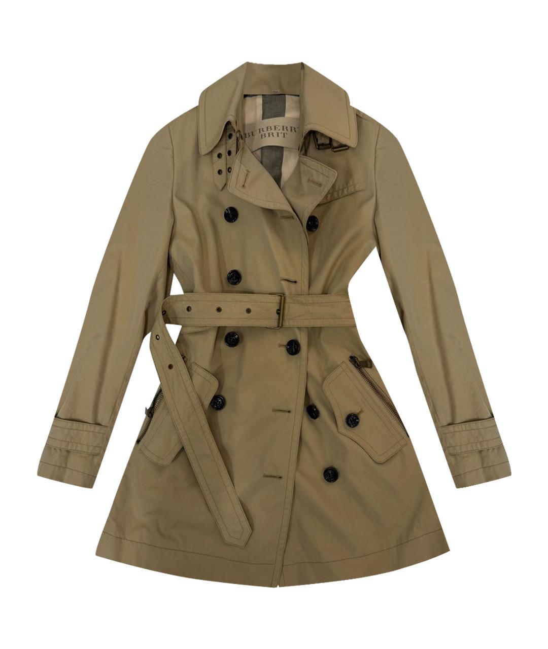 BURBERRY Бежевый тренч/плащ, фото 1