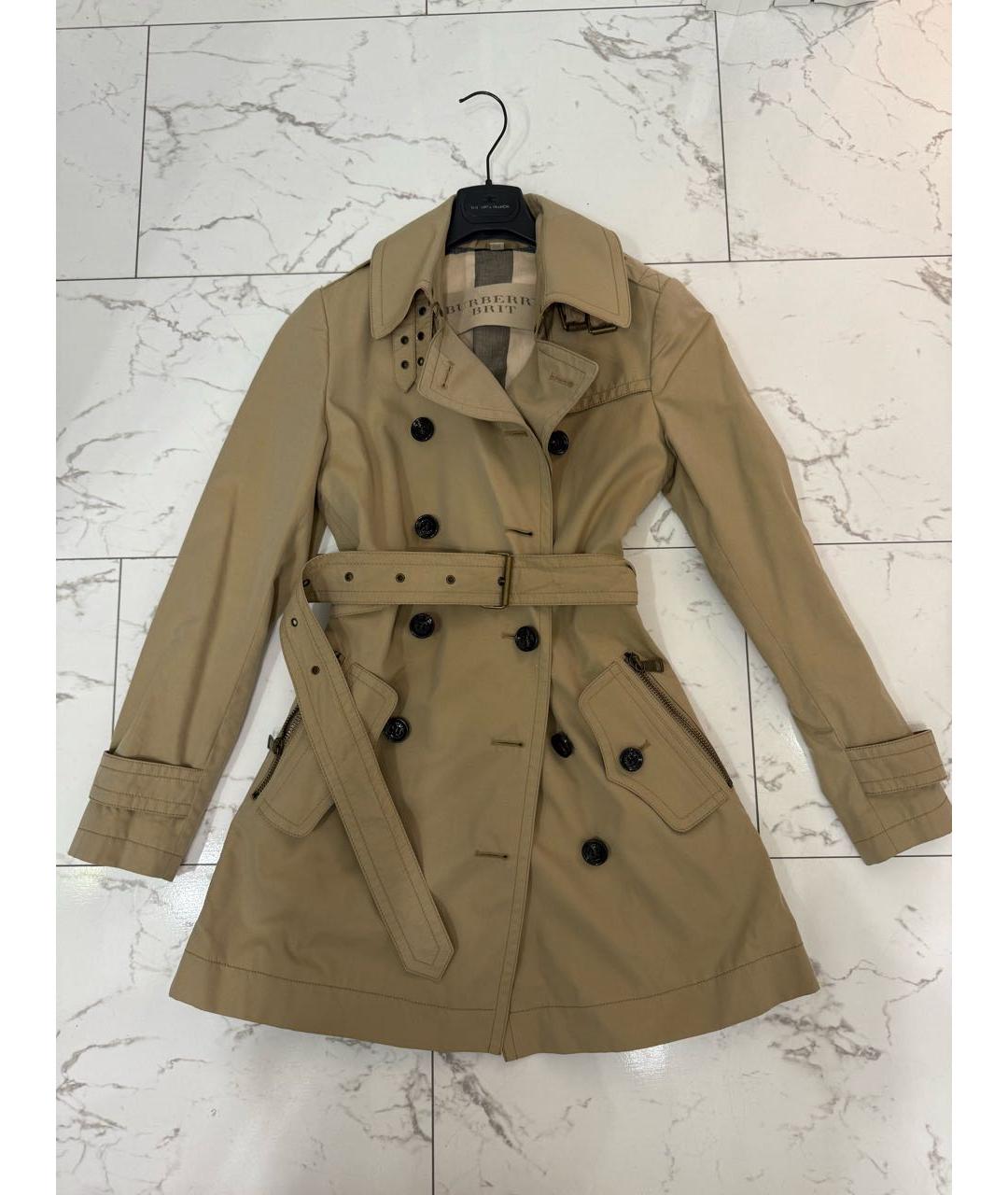BURBERRY Бежевый тренч/плащ, фото 9