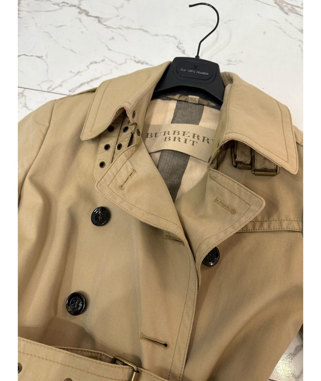 BURBERRY Бежевый тренч/плащ, фото 4