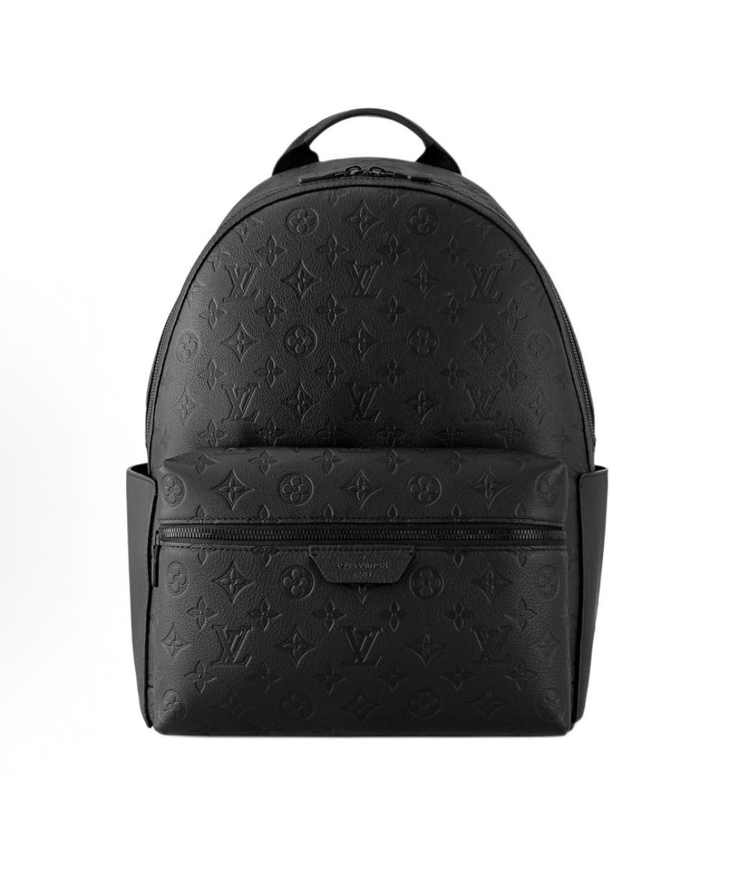 LOUIS VUITTON Черный кожаный рюкзак, фото 8