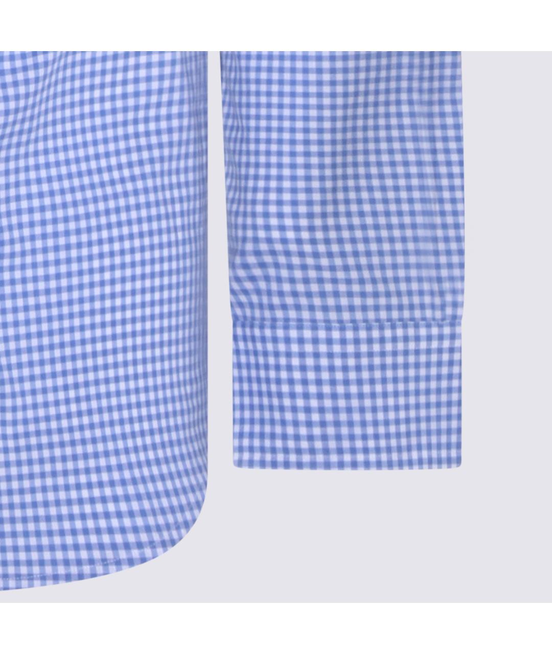 POLO RALPH LAUREN Синяя хлопковая кэжуал рубашка, фото 4