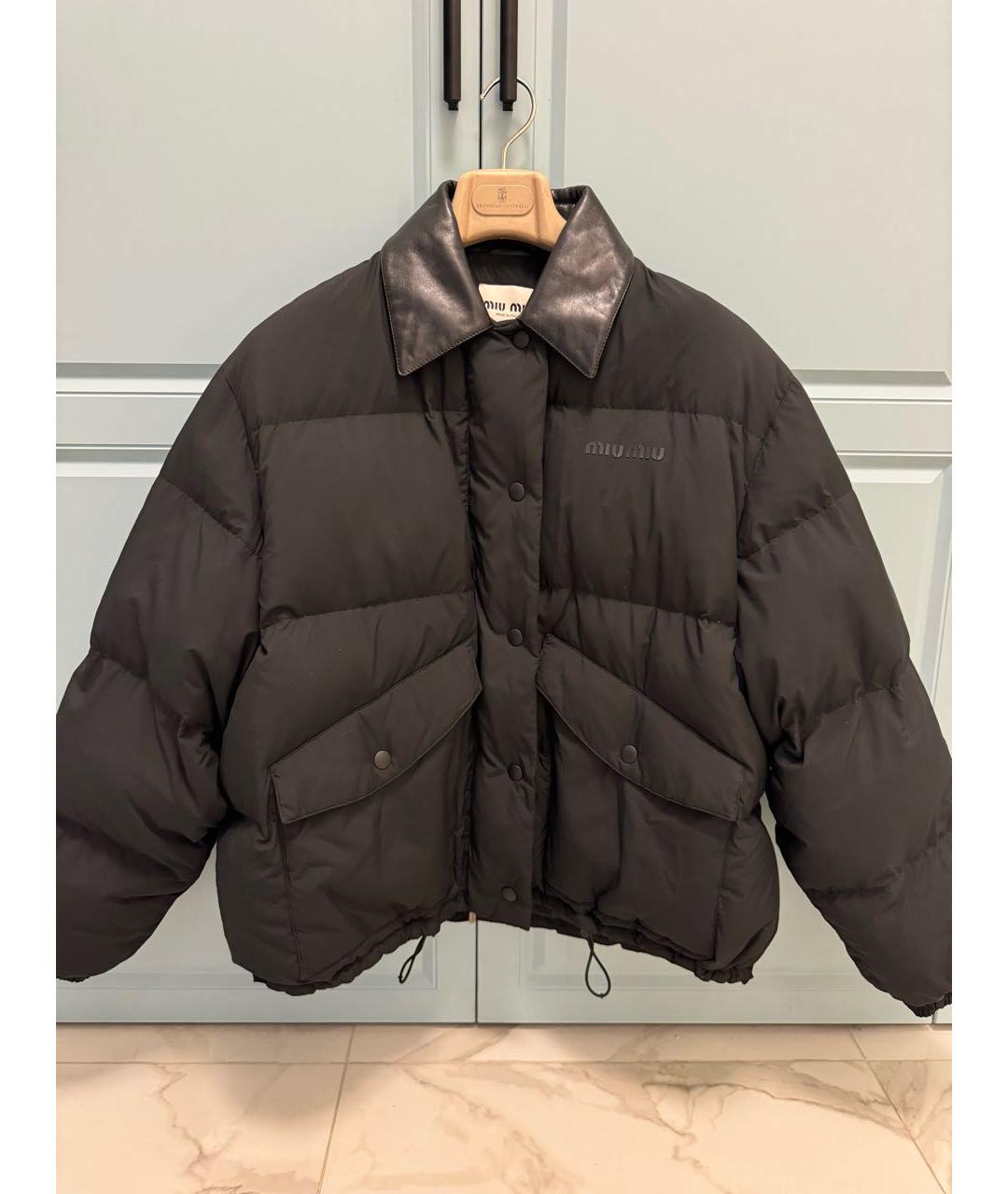 MIU MIU Черный пуховик, фото 6