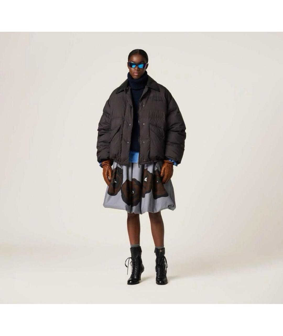 MIU MIU Черный пуховик, фото 4