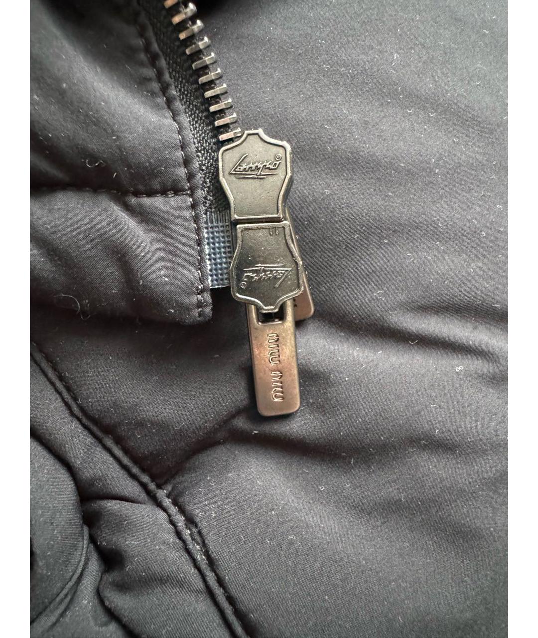 MIU MIU Черный пуховик, фото 3