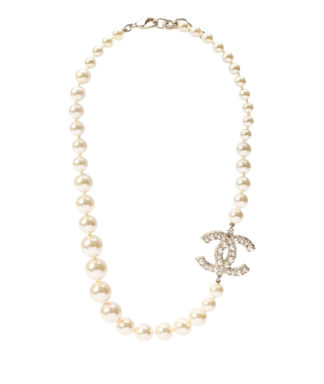 CHANEL Золотое металлическое колье, фото 1