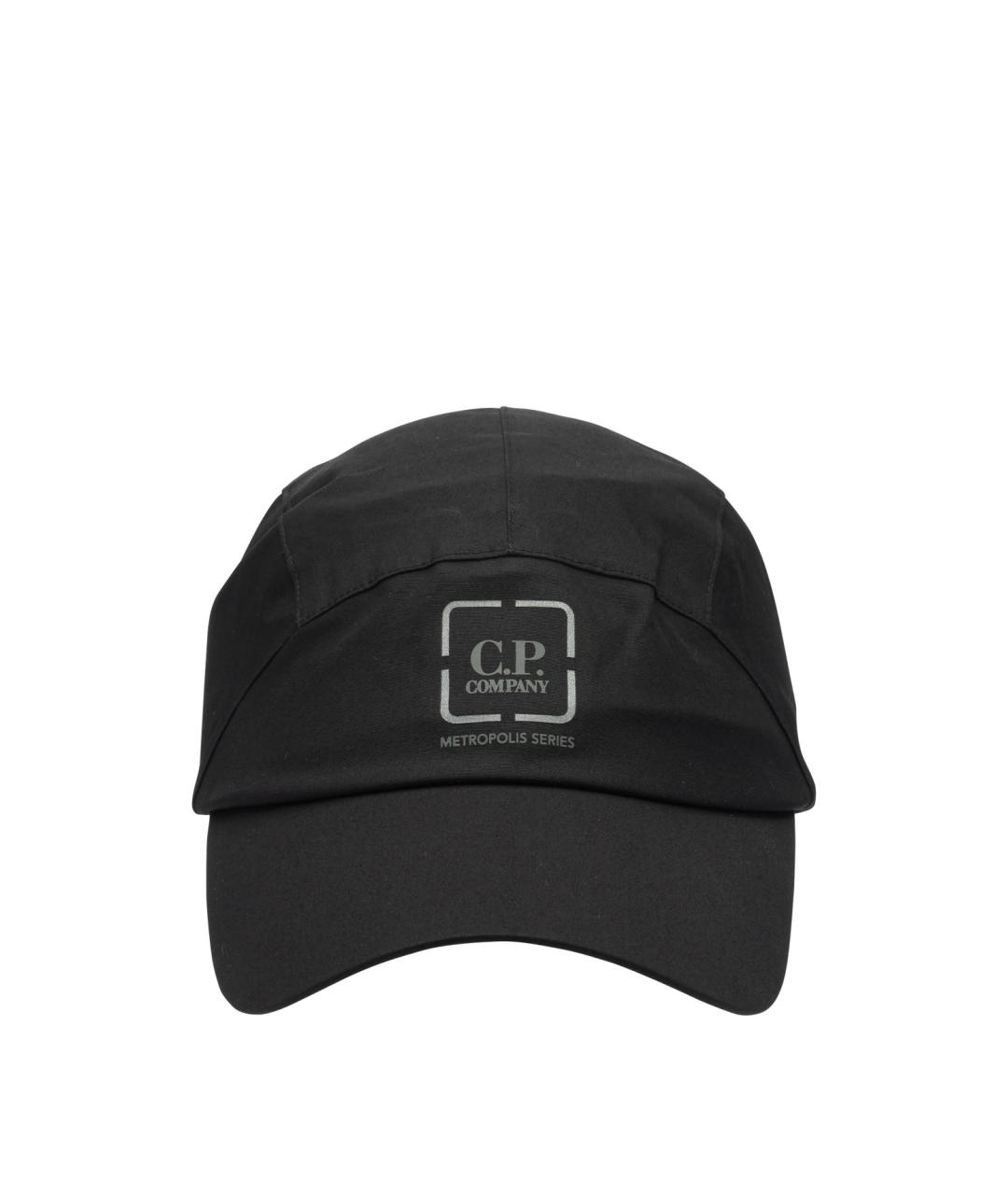 CP COMPANY Черная хлопковая кепка/бейсболка, фото 1